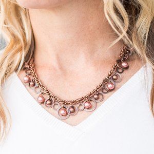 Shipwreck Style Copper Necklace